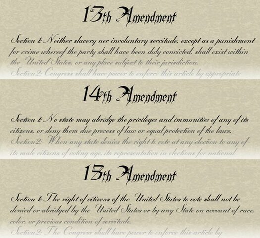13,14,15 Amendments