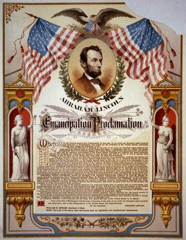 Emancipation Proclamation is announced
