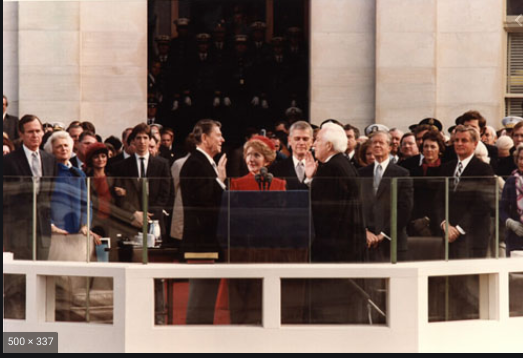 Reagan Inaugurated
