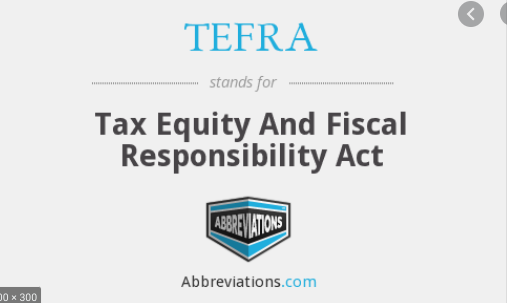 Tax Equity & Fiscal Responsibility Act