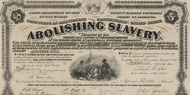 13th Amendment Passed