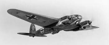 German heinkel HE 111 plane