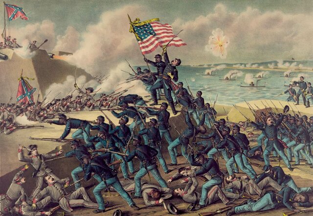 54th Massachusetts Fight at Fort Wagner