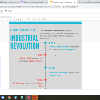 Timeline: Annotated Time Line of Inventions