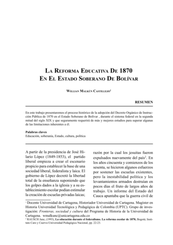 Reforma Educativa Colombiana