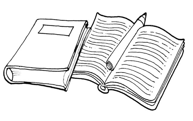 Inicio a la educación pública formal  y el uso de pizarrones y libros