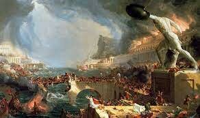 The Roman Empire falls