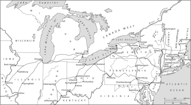 Underground railroad 1850-1860