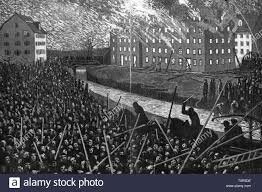 Incendio en fabrica de textilería