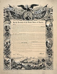 emancipation proclamation