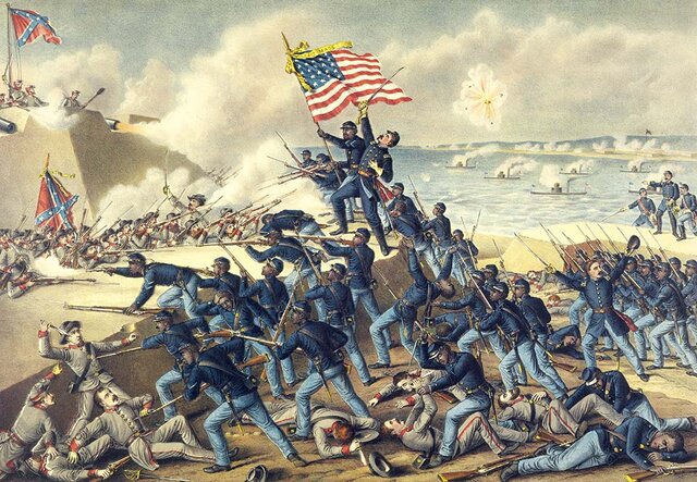 54th Massachusetts Fight at Fort Wagner