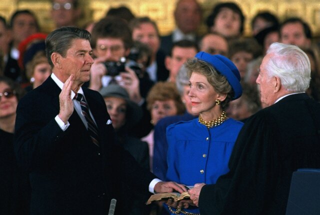 Reagan inaugurated