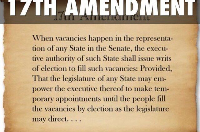 17th amendment ratified