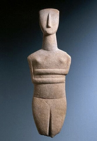 Figurine from Cyclades islands