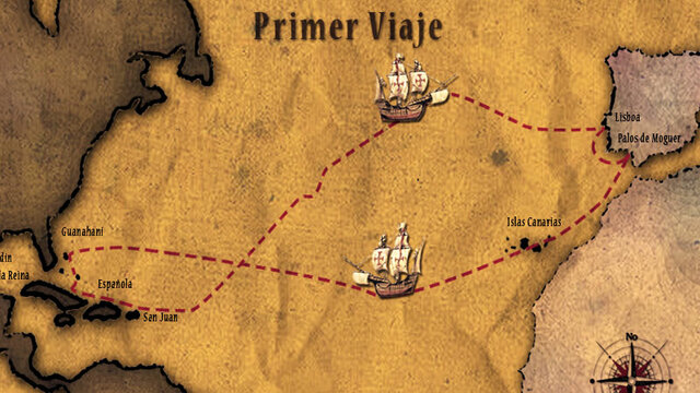 1ºPrimer viaje de Colon