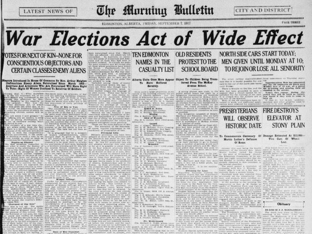 Wartime Elections Act
