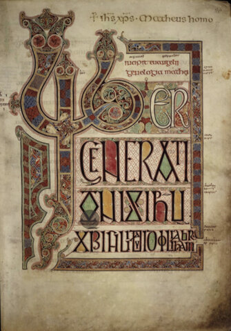 Matthew's Gospel, Lindisfarne Gospel Book
