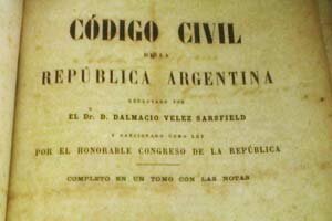 Sanción del Código Civil.
