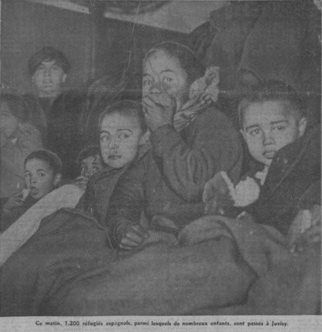 Les réfugiés espagnols sont passés