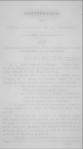Derogación del decreto de Rosas de 1836