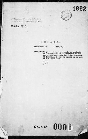 Sanción de la Ley 15