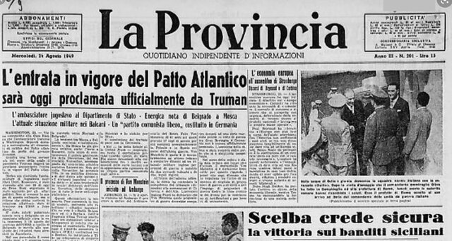 Italia entra nella NATO