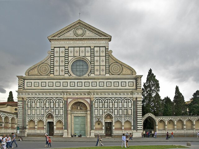 Alberti Santa Maria Novella - début de construction