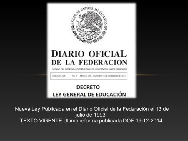 Ley General de Educación