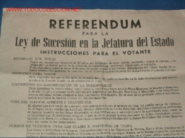 Ley de Sucesión.