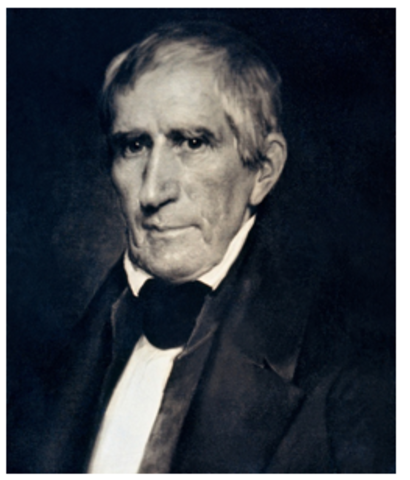William Henery Harrison becomes president