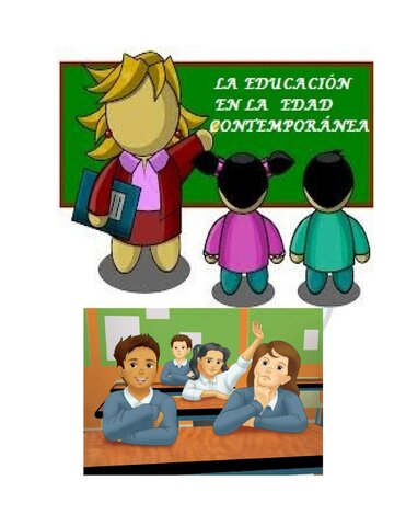 La educación en la edad contemporanea