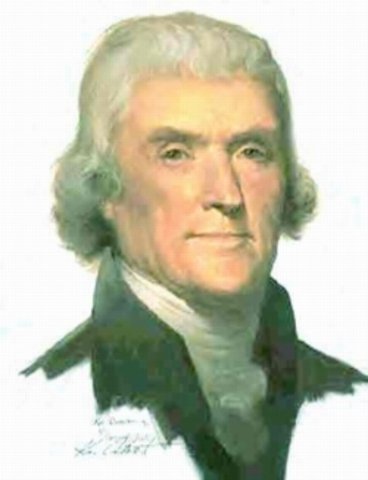 Thomas Jefferson becomes president