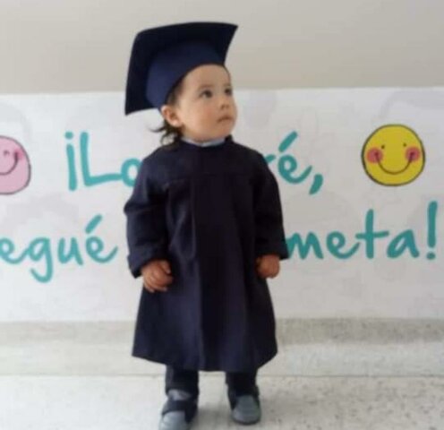 Graduación de mi hijo del programa Madre Canguro