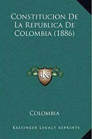 Constitución política de 1886