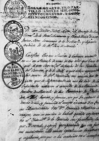 Carta al capitán general de Centroamérica, Gabino Gaínza