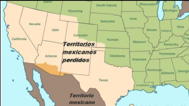 México pierde el territorio de Texas