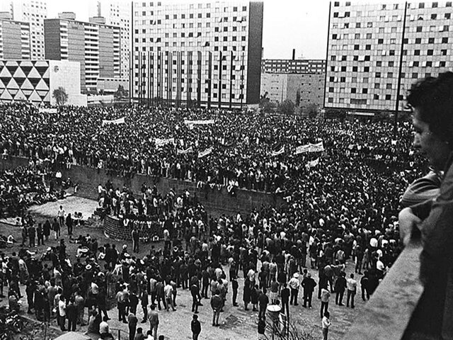 Manifestación  del rector