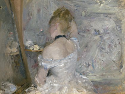 Mujer en su baño, Berthe Morisot (1875-1880)