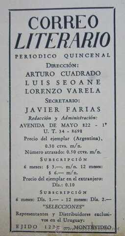 Revista Correo Literario