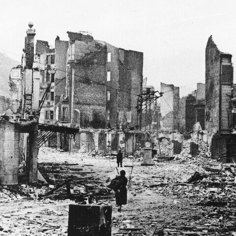 The bombing of Guernika