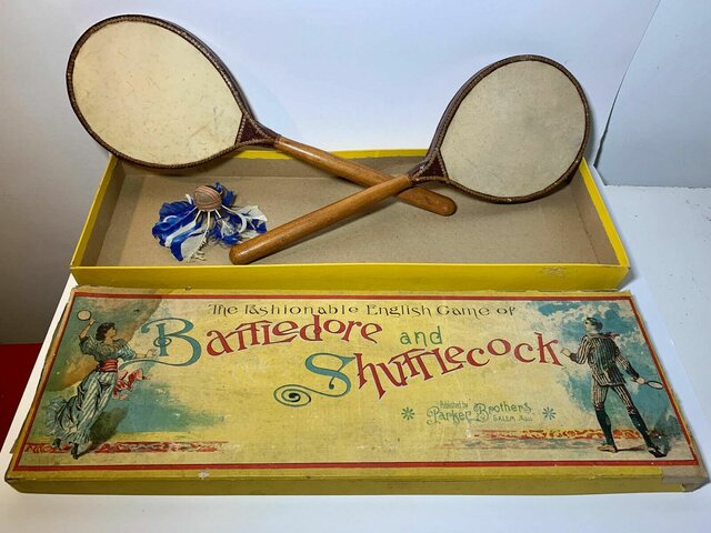 “BATTLEDORE AND SHUTTLECOCK”