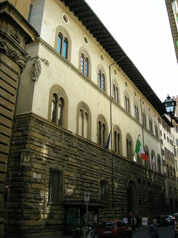 Palazzo Pazzi-Quaratesi - début de construction