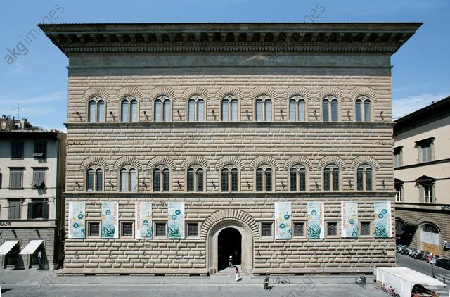 Palazzo Strozzi - début de construction