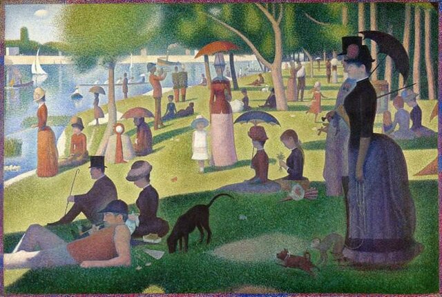 UNA DOMENICA POMERIGGIO SULL'ISOLA DELLA GRANDE-JATTE