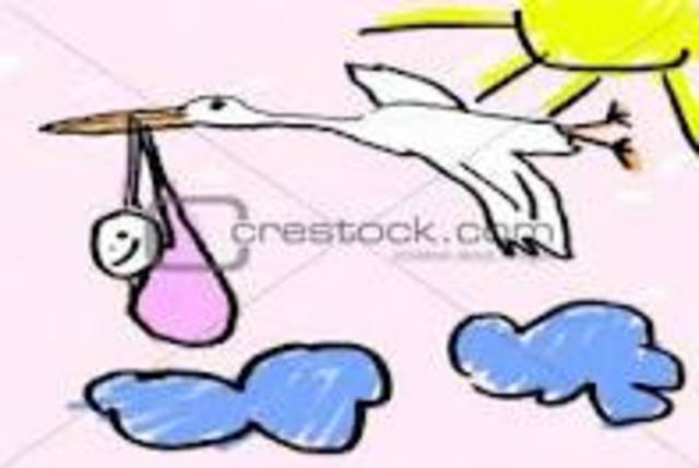 My sister Violet was born