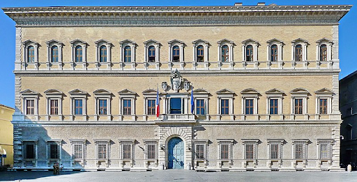 Palazzo Farnese - début de construction
