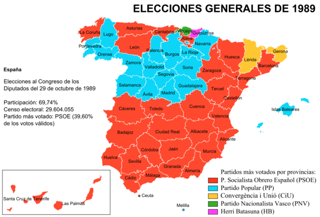 Elecciones de 1989