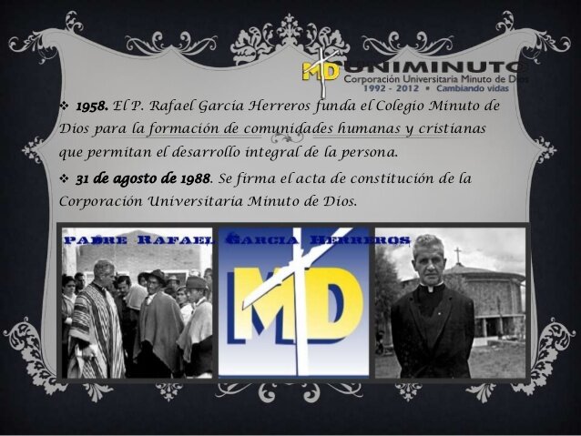 Firma acta de constitución de Uniminuto