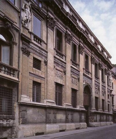 Palladio Palazzo Valmarana - début de construction