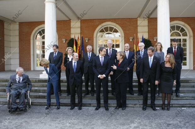 Cumbre hispano-franco-alemana en La Moncloa